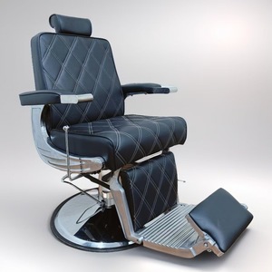 Fauteuil de Barbier Hydraulique Rotatif avec Accoudoirs Confortables en Métal – Mobilier de Salon pour Coiffure et Toilettage - Product Image 6