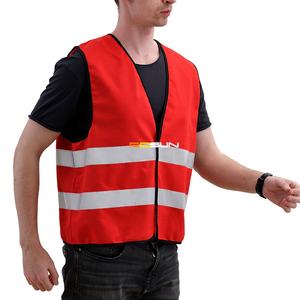 Ropa DE SEGURIDAD reflectante Chaqueta reflectante Hi Vis Red Traffic Security Construction Chaleco DE SEGURIDAD reflectante de alta visibilidad - Product Image 2