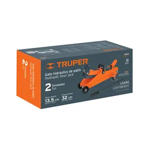 Gato hidráulico de suelo BOX 1, 2t, 30 movimientos, TRUPER - Product Image 4