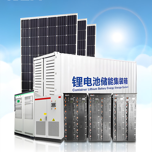 Outdoor Use Cabinet Rack with Solar Cabints Lithium Batter Cell Hybrid Solar System and Battery Cabinets