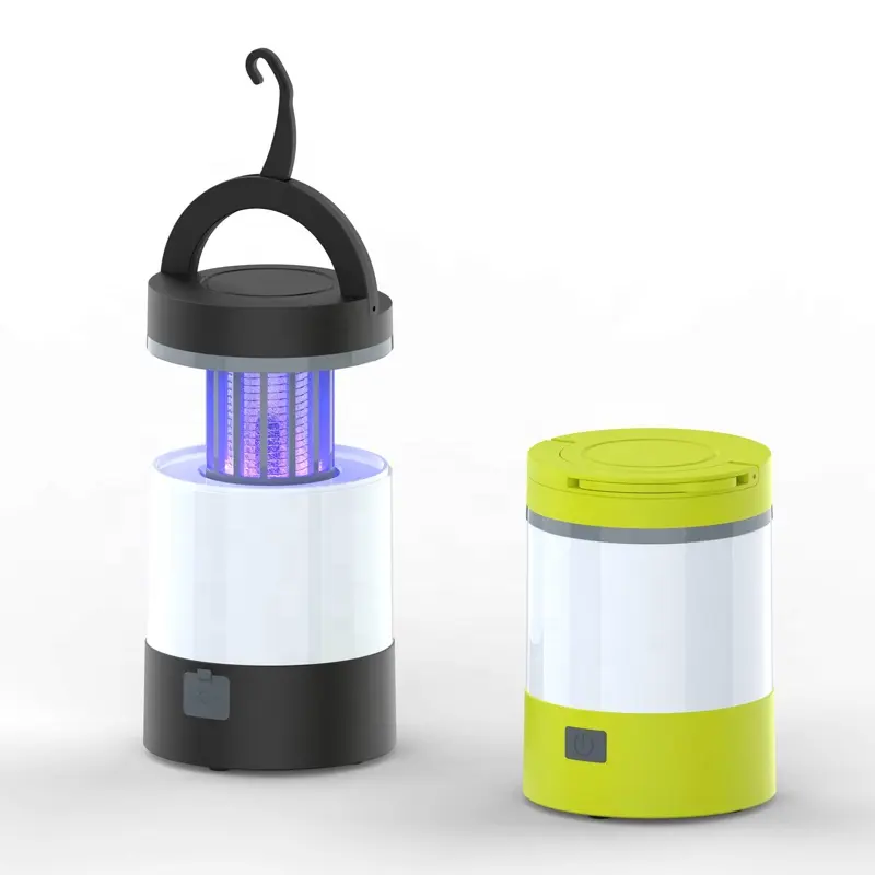 2019 New Design Portable Outdoors Camping Electric Mosquito Killer Lamp and COB Camping Lantern Lights 2 in 1