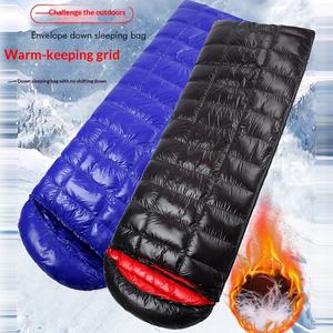 Saco <span class=keywords><strong>de</strong></span> <span class=keywords><strong>Dormir</strong></span> Doble Cuadrado para Adultos, Ultraligero, Tipo Sobre, <span class=keywords><strong>de</strong></span> Nailon 400T, para Camping, Descanso, Abrigado - Product Image 1