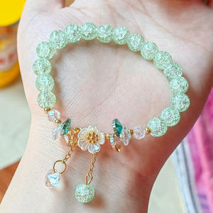 Doux Mode Fleur Marguerite Bracelet Bohème Coloré Cristal Perles Bracelets Élastiques pour Femmes Filles Amitié Cadeaux D'anniversaire - Product Image 4