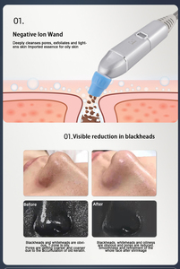 Sistema de Cuidado Facial con Cabezal Ultrasónico DEP Frío/Caliente, Pluma de Burbujas de Espuma, Pistola de Pulverización Iónica para la Introducción de Nutrientes y Reafirmación de la Piel - Product Image 5
