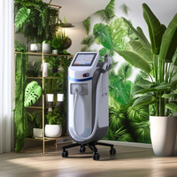 Machine d'épilation au laser diode Superlaser Surgical Professional Ice, écran tactile couleur 10,4 pouces, peau foncée, 4 ondes, usage commercial