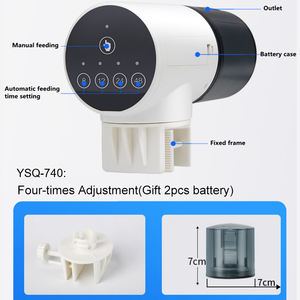 자동 어류 피더 디지털 탱크 수족관 전기 플라스틱 타이머 피더 어항 액세서리 LCD 디스플레이 공급 디스펜서 - Product Image 3