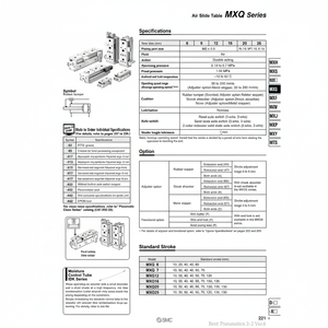 SMC Pneumatics Air Slide Table-Tabla de deslizamiento de aire, de, - Product Image 1