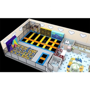 <span class=keywords><strong>Parque</strong></span> de Trampolines Qiaoqiao de 860 Metros Cuadrados con Circuito de Cuerdas para Escalar y Foso de Espuma - Product Image 4