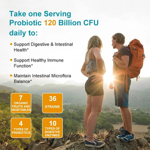 OEM 120 Billion CFU Probiotics Softgel Capsule 36 Cepas <span class=keywords><strong>Prebiotics</strong></span> Suplemento de Enzima Digestiva para Ultimate Gut Health Support - Product Image 5