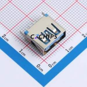 HC-USB3.0-L115-ZP <b>USB</b> <b>Connector</b> Through hole Component (THT) <b>Connector</b> Type-A <b>USB</b> 3.0 Female Through Hole - Product Image 1