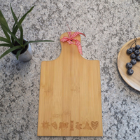 Planche à découper en bambou naturel COSEN Home Deco, style américain, écologique, avec poignée, pour fromage, cuisine et service