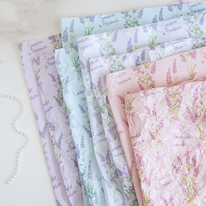 Papel de regalo con diseño de flores de lavanda y peras de nieve, papel de fondo para ramos, papel de peras de nieve para empaquetar regalos - Product Image 4