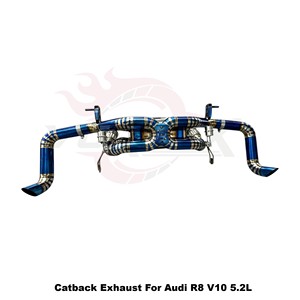 ระบบท่อไอเสียแบบ Catback วัสดุไทเทเนียม Vortex Sport Sound Tuning สำหรับ Audi R8 V10 5.2L ปี 2024-2025 พร้อมวาล์วสุญญากาศ - Product Image 2