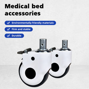 Hochwertiges Kolben typ Krankenhaus Medizinisches Bett zubehör Pflege bett rollen - Product Image 4