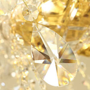 Iluminación decorativa interior Sala de estar Villa Boda Lujo Europa Vela Candelabro de cristal - Product Image 6