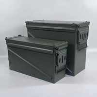 Boîtes à munitions en acier métallique, boîtes de sécurité pour le combat, boîtes à cartouches personnalisées étanches