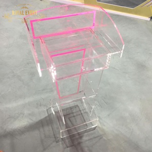 Hot bán rõ ràng Acrylic Nhà thờ Bục Giảng Nhà thờ bục chanting giá rẻ Acrylic bục bảng - Product Image 4