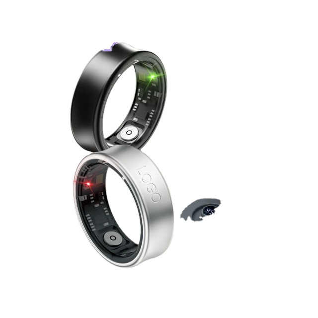 Anillo Inteligente Impermeable Para Monitoreo Del Sueno Con Analysis VFC Y Monitoreo Corporal Anillo Salud Y Fitness