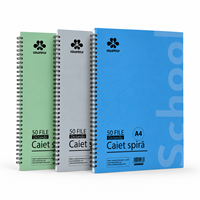 Carnet à spirale A4 à couverture rigide, reliure double spirale, bloc-notes personnalisable, approvisionnement en gros direct usine