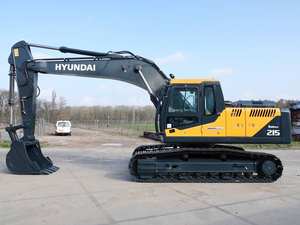 Nueva llegada Original Corea Hyundai R215 Excavadora de ruedas 21Ton R215 Excavadoras usadas con precio Interno - Product Image 2