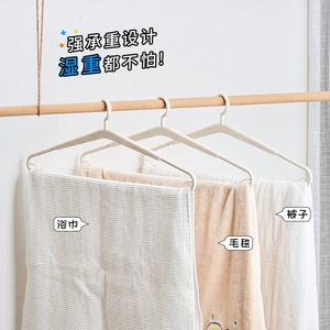 Clothing Organizer Hanger For Towels And Bed Sheets Hook Type Beige White Rectangle <b>Drying</b> <b>Rack</b> Home Use - Product Image 1
