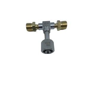 Adaptateur de connecteur en T pour déviateur de bouteille de gaz à quatre voies G5/8 pour bouteilles de gaz et équipements - Product Image 1