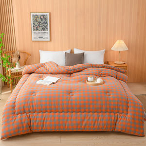 <span class=keywords><strong>Uniqlo</strong></span> ผ้าฝ้ายล้างลายตรวจสอบผ้าห่มถั่วเหลือง - Product Image 3