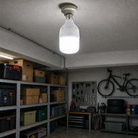 Ampoule LED AC en forme de T moderne, culot E27 B22, 85-350V, 70-130lm/W, lampe à économie d'énergie résidentielle