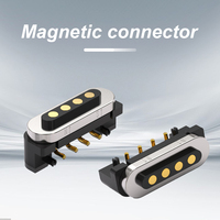 Conector de arnés de cables de alta resistencia al agua, montaje en PCB, 10A, cobre, eléctrico, 16A, magnético, SMT, atornillado, Pogo Pins, Base de carga