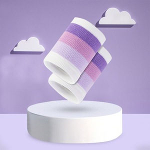 Soporte para muñeca, muñequera transpirable de algodón para mujer, deportes, Yoga, correr, ejercicio, Fitness, tamaño Universal, par, color rosa melocotón - Product Image 2