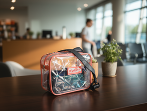 Borsa a tracolla da donna in plastica con motivo a rombi, impermeabile, alla moda, per tutte le stagioni - Product Image 2