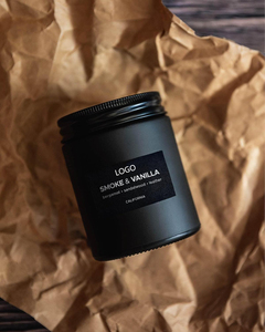 CF personnalisé en gros décor à la maison noir mat bougie pot bouteille cire de soja parfum bougies pots aromatique parfum de maison bougie parfumée - Product Image 6