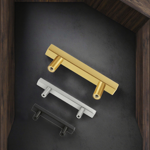 Bouton de meuble moderne en acier inoxydable de 12mm poignée carrée argent noir or armoires de cuisine poignées de tiroir pour commode chambre à coucher - Product Image 2