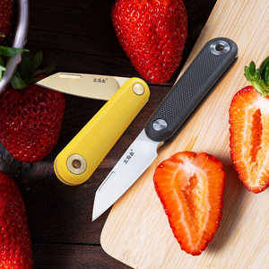 Navaja de Bolsillo de Estilo Tradicional <span class=keywords><strong>Sanrenmu</strong></span>, Superventas, Hoja de 38 mm con Mango de Micarta de Alta Calidad, Cuchillo para Abrir Cajas Express - Product Image 5