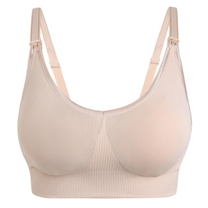 <span class=keywords><strong>Soutien</strong></span>-<span class=keywords><strong>gorge</strong></span> d'allaitement ajustable sans armatures à bonnets couvrants pour femmes enceintes, <span class=keywords><strong>grande</strong></span> <span class=keywords><strong>taille</strong></span>, anti-affaissement, fermeture dorsale - Product Image 5