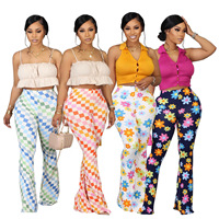 Celana Harem Wanita Musim Panas Terlaris TD2320 Eropa Amerika, Cocok untuk Wishbody-con, AliExpress