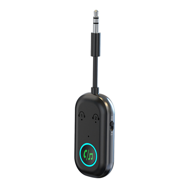 Integrated BR08 Car AUX Blue-tooth Receiver Blue-tooth 5.3 Adapter 3.5mm Audio Converter