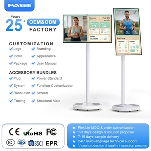 21.5/24/27/32 Inch Rechargeable Portable <b>TV</b> Smart <b>Android</b> Display LED Wireless for Meetings Kitchen Use 120Hz Refresh Rate Ensur - Product Image 1