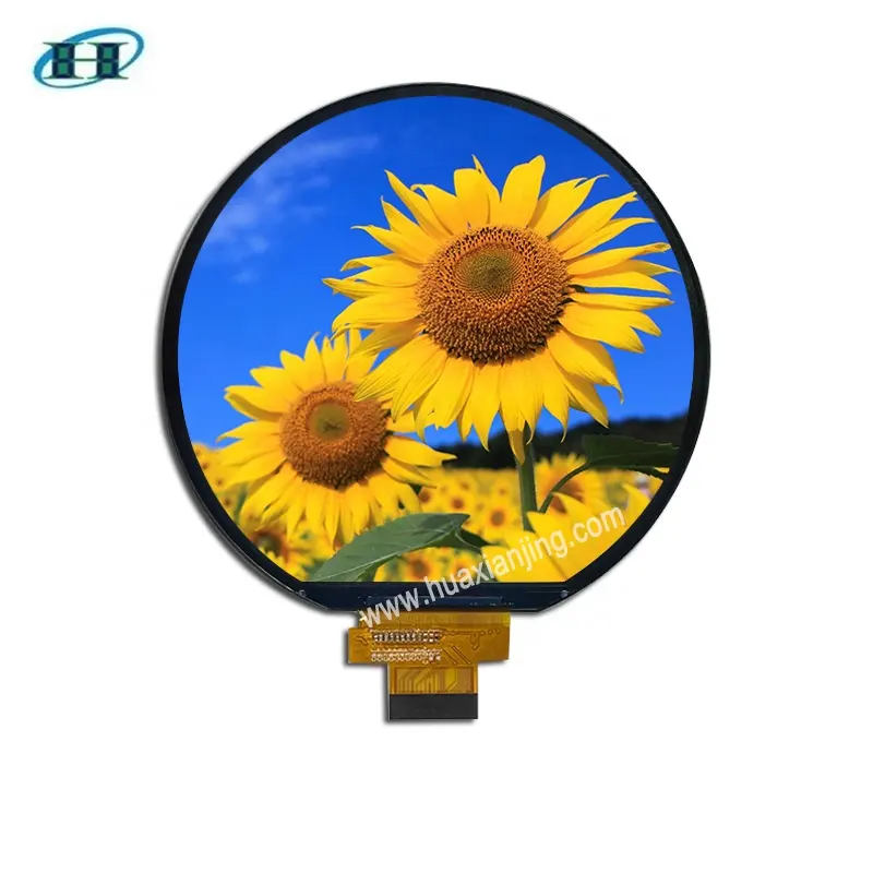 Tela circular personalizada TFT LCD para IPS de 3,6" 544x506 RGB 40 Pinos