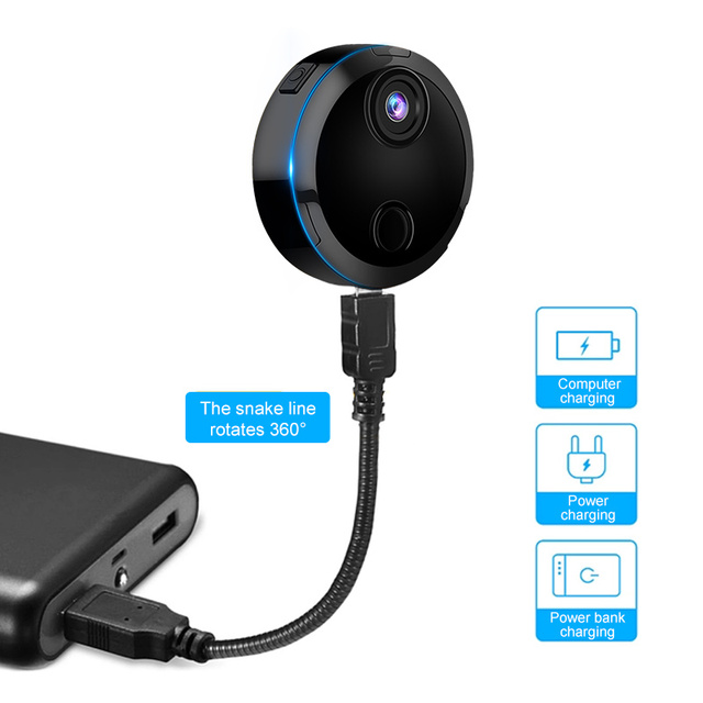 Jortan V380 Pro H.265 Wireless Wifi Mini Camera 1080P Battery Operated Security Camera