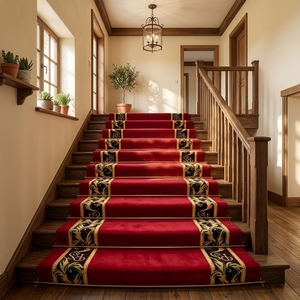 Tapis d'<span class=keywords><strong>escalier</strong></span> en laine, nouveau design, fabriqué en Chine - Product Image 2