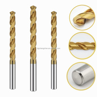 CHENGZHEN Set Mata Bor HSS Berlapis Titanium 1.0-13mm Presisi Tinggi 0.005mm 2 Mata Pisau Untuk CNC Garansi 3 Tahun Bersertifikasi RoHS