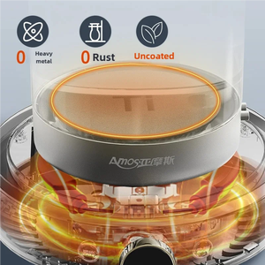 1.5L ชงกาแฟไฟฟ้าไทเทเนียมสองชั้นแบบพกพาเตาชาแบบพกพากาต้มน้ำในโรงแรมบ้านพร้อมระบบควบคุมอุณหภูมิ - Product Image 2