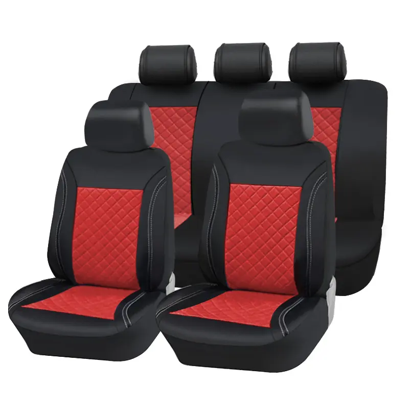 Housses de siège de voiture en cuir pu, couvre-siège, nouveau design, style RF, 90%