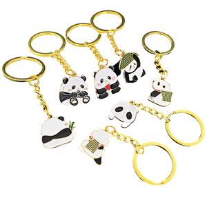 Porte-clés en alliage de zinc métallique de luxe personnalisés - Sérigraphie personnalisée Émail doux et dur Forme irrégulière Cadeaux promotionnels - Product Image 6