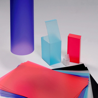 Panneau de pp feuille de plastique translucide givrée haute transparence film pvc feuille de plastique dur pc traitement de plaque d'endurance
