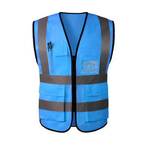 A buon mercato Multi colore Logo personalizzato di sicurezza industriale lavoro di costruzione ad alta visibilità riflettente gilet di sicurezza con tasche - Product Image 3