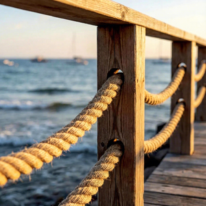 <span class=keywords><strong>Cuerda</strong></span> de yute y sisal de alta resistencia, trenzada de 3 o 4 cabos, color marrón natural, para manualidades, uso náutico, barcos, decoración del hogar y colgados. - Product Image 4