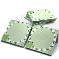 Vente chaude logo personnalisé petit Kawaii papeterie découpé forme mignon mignon Notes autocollantes bloc-notes forme personnalisée pour les enfants