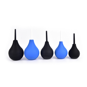 Vibrador de silicona en forma de <span class=keywords><strong>pera</strong></span> para el cuidado personal de las mujeres, productos vaginales, duchas anales, enema, limpieza, higiene, herramienta sexual - Product Image 3